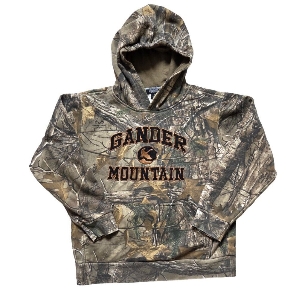 Gander Mountain Hoodie Kids Large Guide Series Camo Hunting Sweatshirt Outdoor